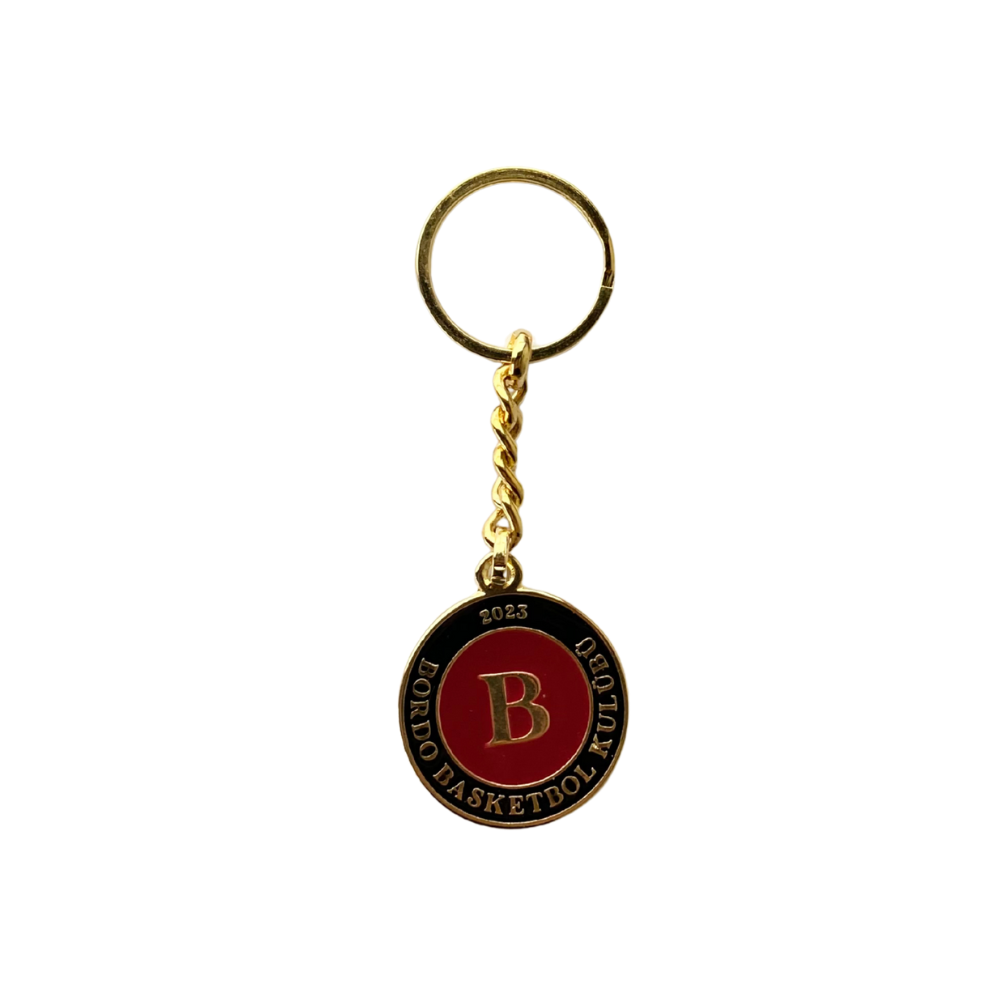 Bordo Metal Anahtarlık