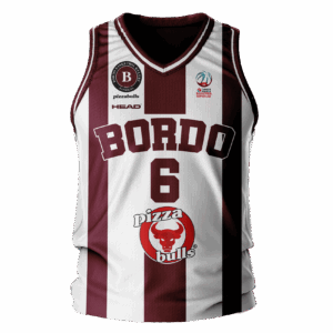 Bordo Basketbol Yeni Sezon Çubuklu Forma